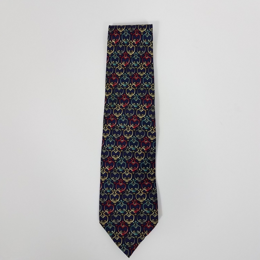 Christian Dior Men's Vintage Silk Pattern Tie
